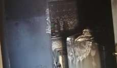 إخماد حريق داخل منزل في عين زحلتا بالشوف