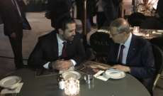 الرئيس عون والحريري تناولا العشاء معاً في أحد مطاعم الزيتونة باي  