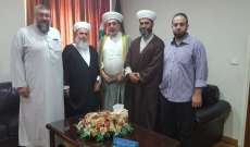 وفد من هيئة علماء المسلمين في صيدا زار المفتي سوسان وحمود والبزري