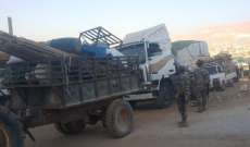عودة 230 نازحاً سورياً من مخيمات عرسال إلى القلمون الغربي  