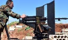 الجيش السوري يدمر آليات لإرهابيي جبهة النصرة بريف إدلب الجنوبي