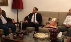 سعد التقى محافظ الجنوب وبحثا الاوضاع العامة في لبنان