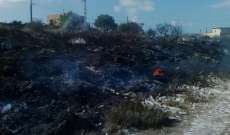 الدفاع المدني:جريح بحادث سير عند مفترق قصرنبا وإخماد حريق أعشاب في كفرحزير