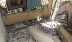 النشرة:نجاة 3 عائلات فلسطينية بعد انهيار سقف اسمنتي بمخيم البص في صور