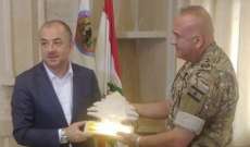 وزير الدفاع إجتمع مع ضباط فوج حماية الحدود البرية في راس بعلبك