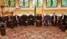 دريان استقبل وفدا من لجنة توسعة مسجد الصحابي الجليل عبد الرحمن بن عوف