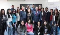 ورشة عمل لطلاب LCU بمعهد باسل فليحان حول "الواردات والنفقات والموازنة"