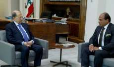 الرئيس عون استقبل سفير لبنان المعين لدى المغرب زياد عطالله 