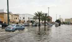 السطات السعودية: وفاة مواطن وفقدان آخر جراء الأمطار الغزيرة