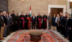 الرئيس عون استقبل رئيس مجمع الكنائس الشرقية في الفاتيكان 