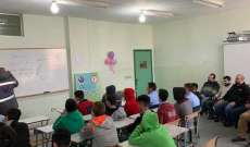 ورشة اطفاء لاساتذة وطلاب مدرسة المهدي في بنت جبيل