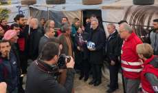 رئيس النمسا زار مخيمات النازحين السوريين في حوش النبي: نعمل على عودتهم إلى بلدهم
