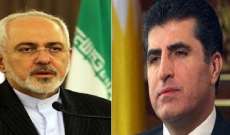 وزير خارجية إيران وجه برقية تعزية بوفاة شقيق نيجيرفان البازاني
