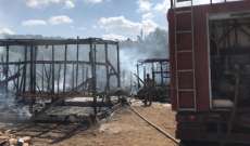 النشرة: اندلاع حريق في مخيم للنازحين في خراج بلدة العدوسية  