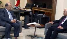 الرئيس عون عرض مع سفير الهند للعلاقات الثنائية والتقى وفدا من جمعية الصناعيين