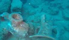 النشرة: اكتشاف بقايا لاحدى عشر سفينة تعود للحقبة اليونانية في بحر صور