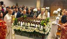 ضاهر ترأس رتبة دفن المسيح في كنيسة النبي ايليا في شكا