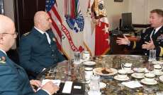 قائد الجيش شدد على ضرورة استمرار الدعم الأميركي للجيش اللبناني