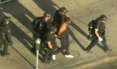 الشرطة الأميركية تعتقل مسلحا قام بإطلاق النار أثناء مطاردته بلوس أنجلس
