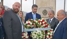 رفول وضع اكليلا من الزهر على نصب شهداء الجيش في المنية في ذكرى 13 تشرين: الذكرى محفورة بوجدانا