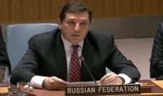 سافرونكوف:روسيا مستعدة للعب دور وسيط بتسوية الصراع الفلسطيني الإسرائيلي
