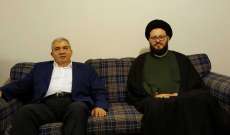 محمد الحسيني التقى رياض سيف: حزب الله لا يعبر عن الموقف الشيعي