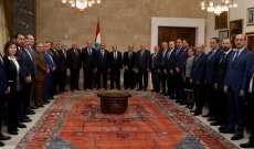 الرئيس عون استقبل النقيب الجديد للمحامين في طرابلس مع وفد من النقباء