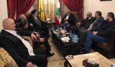 السيد إبراهيم أمين السيد بحث مع سعد المواضيع السياسية في لبنان