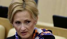 نائبة رئيس الدوما الروسي:تصرفات أوكرانيا ضد الناخبين الروس جريمة دولية