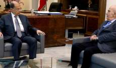 الرئيس عون استقبل وزير الدولة لشؤون مجلس النواب علي قانصوه
