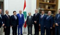  الرئيس عون استقبل وفدا من رؤساء روابط مخاتير جبل لبنان  