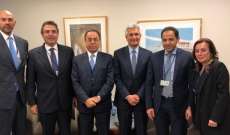 بطيش التقى على رأس وفد المديرين التنفيذيين في مجموعة البنك الدولي