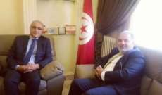 عميد الخارجية في القومي اطلع سفير تونس على مبادرة الحزب لعودة النازحين