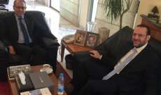تقي الدين بحث مع سفير مصر آخر المستجدات على الساحتين الداخلية والإقليمية