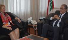 هردليشكوفا اختتمت زيارة للبنان أطلعت خلال المسؤولين على آخر المستجدات بعمل المحكمة