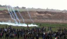 إصابة 32 فلسطينيا برصاص الجيش الإسرائيلي في مواجهات عند حدود غزة