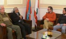 سعد بحث مع منسق الأمم المتحدة في لبنان بأوضاع اللاجئين الفلسطينيين وخدمات الأونروا