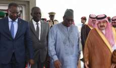 رئيس جمهورية السنغال وصل إلى جدة في السعودية