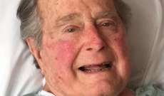 بوش الأب دخل مستشفى في هيوستن إثر إصابته بعدوى في الدم
