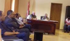 اجتماع في مكتب قائمقائم الهرمل لبحث الوضع الأمني في المدينة 