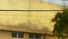 النشرة: سقوط قذيفة على سطح مدرسة في صور الاضرار المادية  