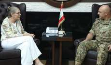 قائد الجيش التقى مفتي بعلبك الهرمل وعرض الاوضاع مع كارديل