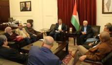 السفير الفلسطيني التقى الاعضاء المنتخبين لفتح في منطقة شمال لبنان