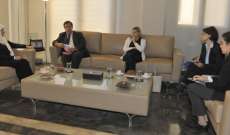 الحريري عرضت مع سفير فرنسا العلاقات ومجالات التعاون الثقافي والتربوي