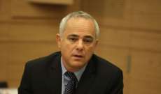 وزير الطاقة الاسرائيلي:نفضل الحل السياسي مع لبنان وإن استغرق أشهراً