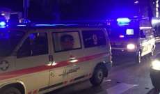 الدفاع المدني: جريحان اثر حادث صدم  في الرملة البيضاء