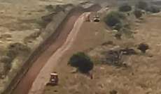 النشرة: جرافتان اسرائيليتان تعملان على توسيع الطريق العسكري مقابل العباسية