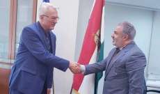 عميد الخارجية في القومي التقى سفير المجر في لبنان