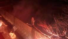 الدفاع المدني: إخماد حريق شب في 3 خيم للنازحين السوريين في الدلهمية