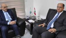 وزير الزراعة استقبل الأمين العام للمجلس الأعلى السوري اللبناني
